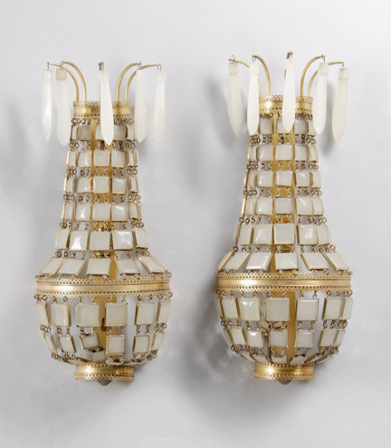 A pair of Art Deco sconces