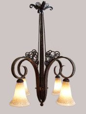 An Art Deco chandelier 2