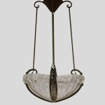 An Art Deco chandelier