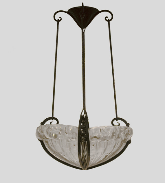 An Art Deco chandelier