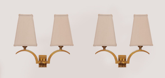 A pair of Art deco Sconces