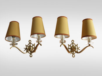 A pair of appliques