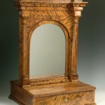A Biedermeier vanity mirror