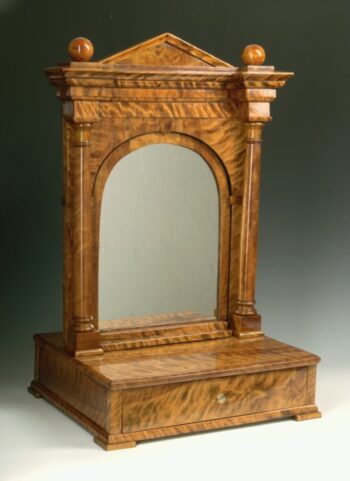 A Biedermeier vanity mirror