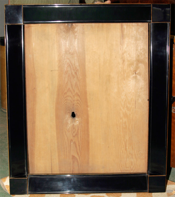 An elegant Biedermeier mirror