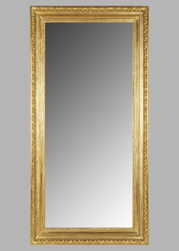 A tall Biedermeier mirror