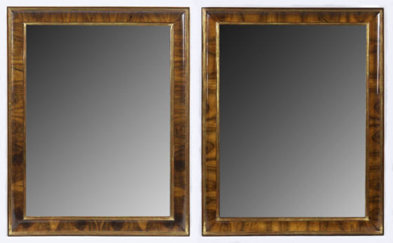 A pair of Biedermeier mirrors