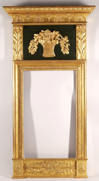 An elegant Neoclassical mirror