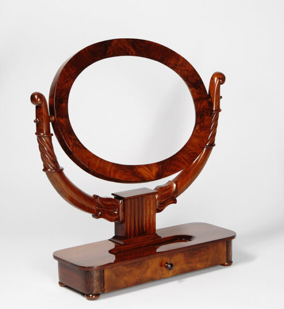 A Biedermeier tabletop vanity