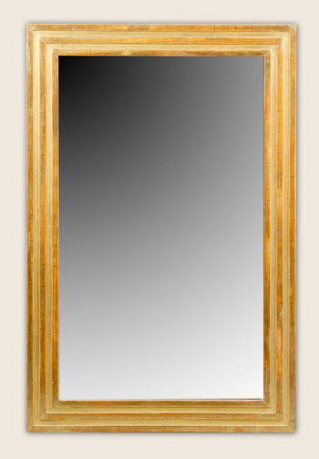 An unusual and elegant Biedermeier mirror