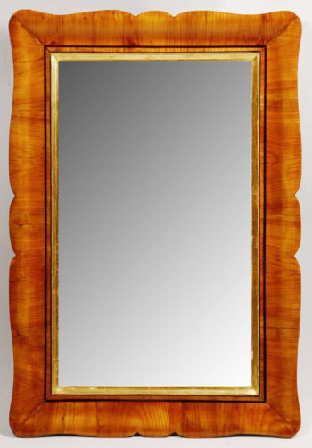 A petite Biedermeier mirror