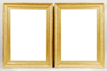 A pair of elegant Biedermeier mirrors