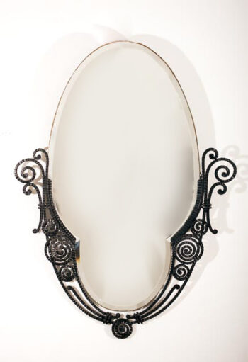 An Art Deco mirror
