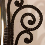 An Art Deco mirror
