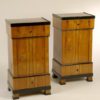 A pair of Biedermeier night stands