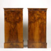 An exceptional pair of Biedermeier pedestal cabinets