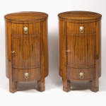 A rare pair of Biedermeier night stands