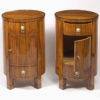 A rare pair of Biedermeier night stands