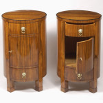 A rare pair of Biedermeier night stands