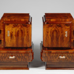 A pair of Art Deco night stands