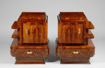 A pair of Art Deco night stands
