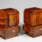 A pair of Art Deco night stands