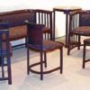 A Vienna Secession six piece parlor set