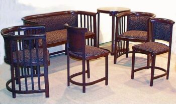 A Vienna Secession six piece parlor set