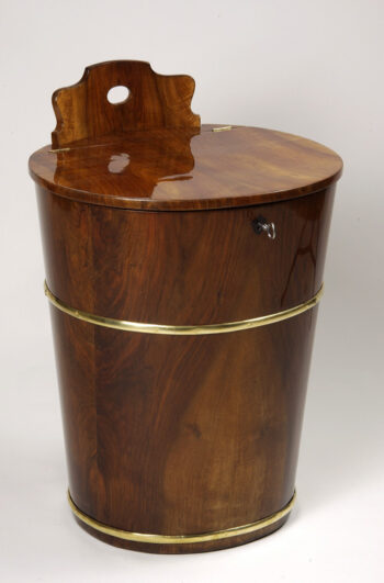 A Biedermeier laundry box