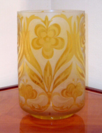 An Art Deco vase