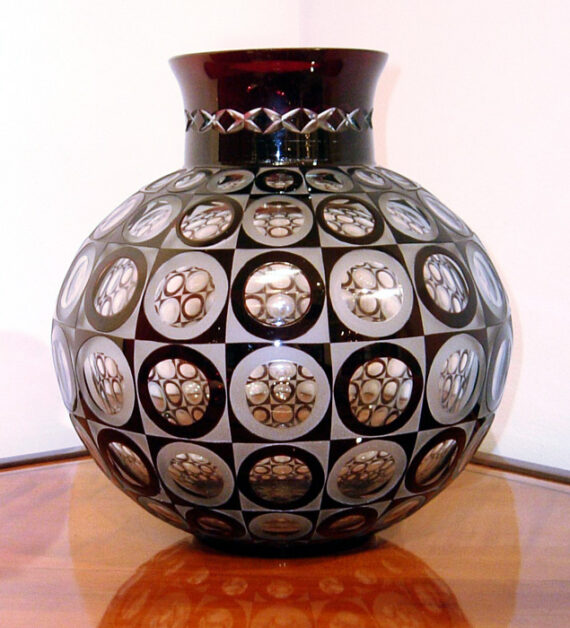 An Art Deco vase