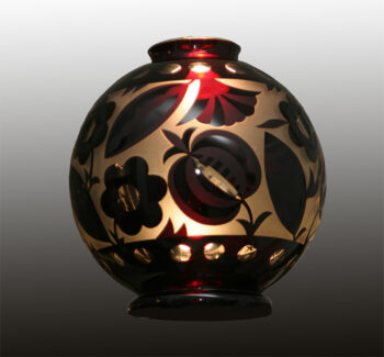 An Art Deco vase
