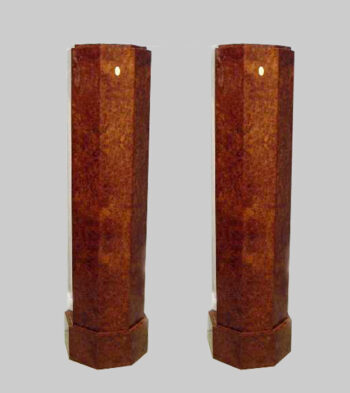 A fine pair of Art Deco columns