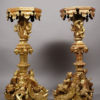 A very fine and rare pair of large Baroque pedestals