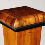 An Art Deco style pedestal