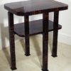 A fine and unusual two tier Art Deco side table