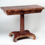 A Biedermeier game/console table