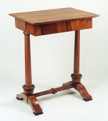 A Biedermeier occasional table