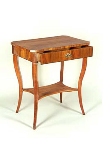 A Biedermeier occasional table