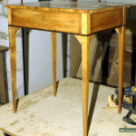 A Biedermeier occasional table