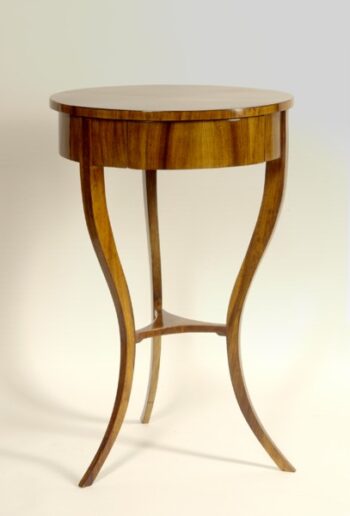 A Biedermeier one drawer occasional table
