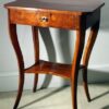 Biedermeier single drawer occasional table