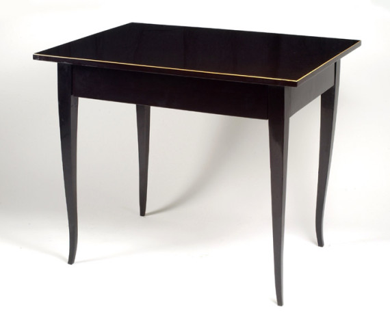 An Empire single drawer writing table