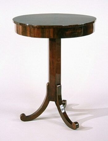 A Biedermeier four drawer occasional table