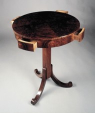 A Biedermeier four drawer occasional table 2