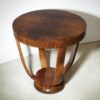 An Art Deco pedestal occasional table