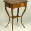 A Biedermeier one drawer occasional table