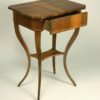 A Biedermeier one drawer occasional table