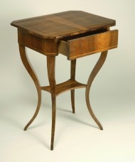 A Biedermeier one drawer occasional table 2