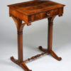 A handsome Biedermeier single drawer occasional table